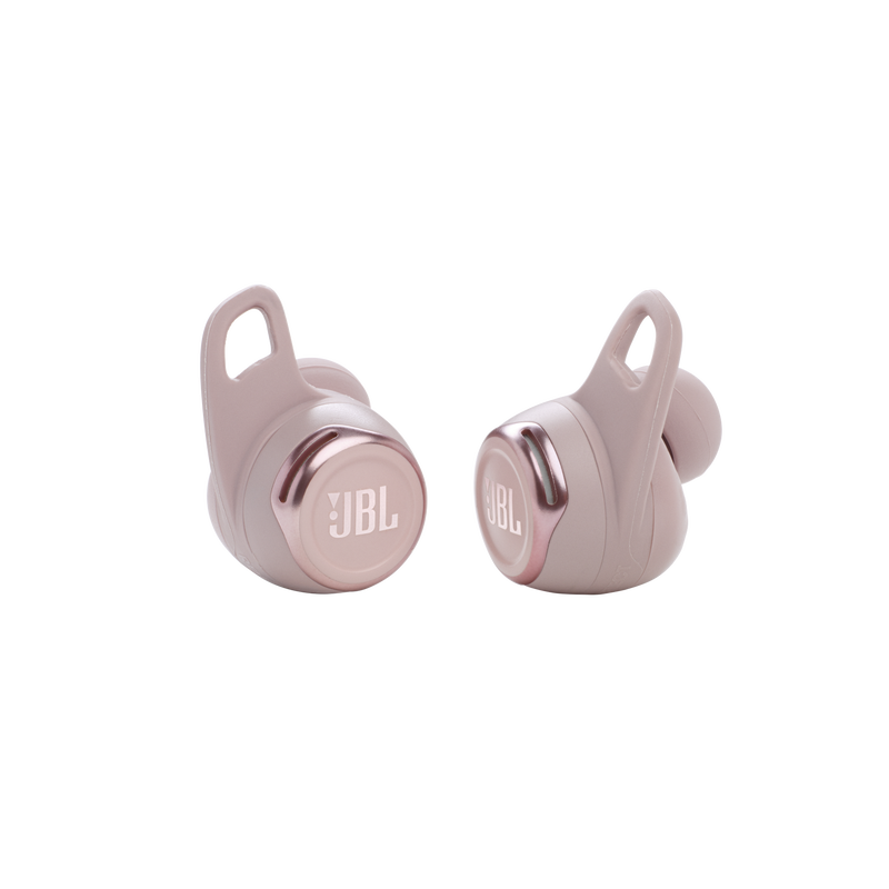 JBL Reflect Flow Pro - Pink - Waterproof true wireless Noise Cancelling active sport earbuds - Left image number null